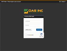 Tablet Screenshot of dastrader.net